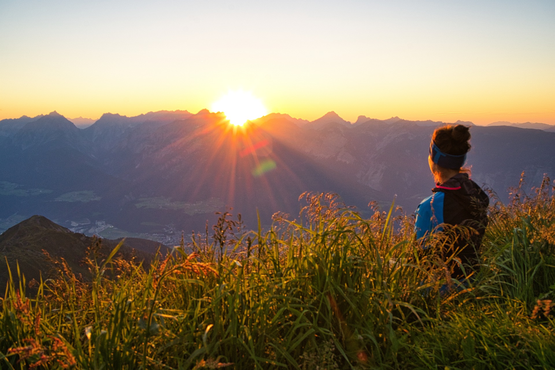 Sonnenaufgang über dem Brixental